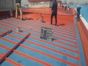 工場屋根塗膜防水