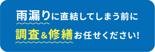 雨漏りに直結してしまう前に調査＆修繕お任せください!